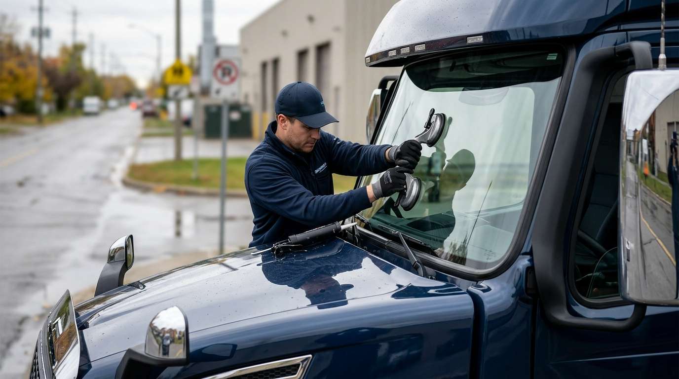 Windshield Replacement for Volvo Trucks VNL 300 2004-2025 by Alexwindshield