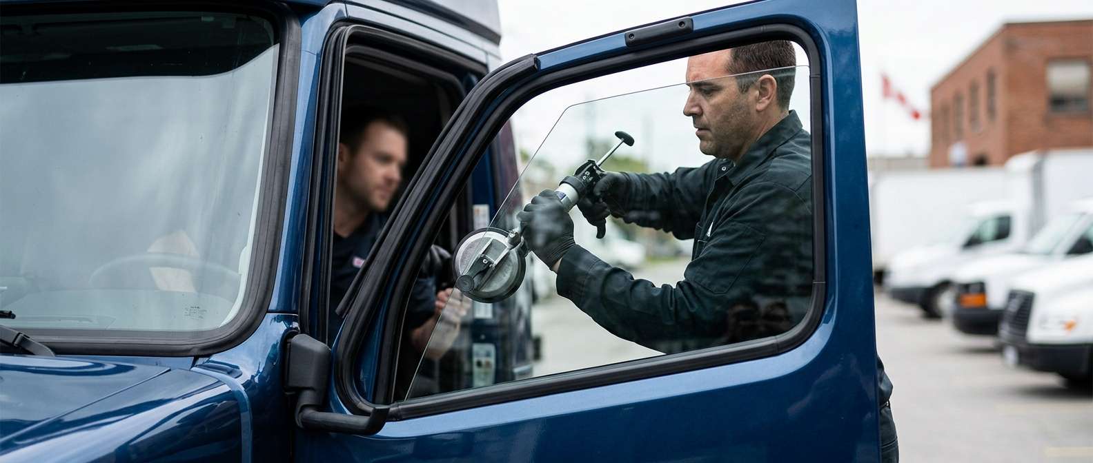 Door Glass Replacement for Volvo Trucks VNL 430 1996-2018 by Alexwindshield