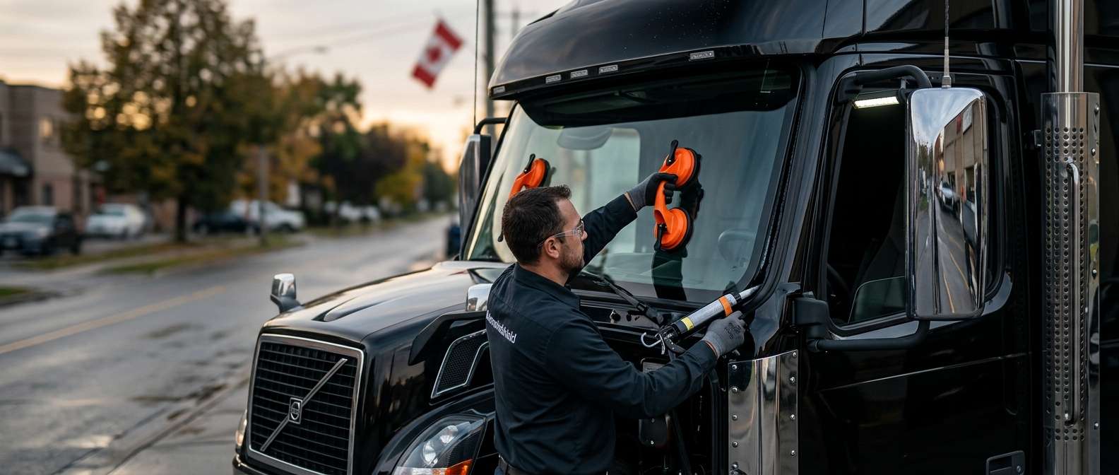 Windshield Replacement for Volvo Trucks VNL 630 1996-2018 by Alexwindshield