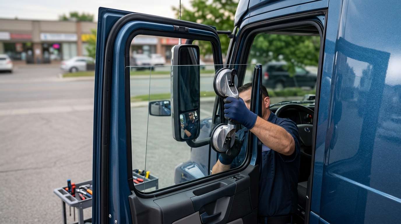 Door Glass Replacement for Volvo Trucks VNL 780 1996-2025 by Alexwindshield