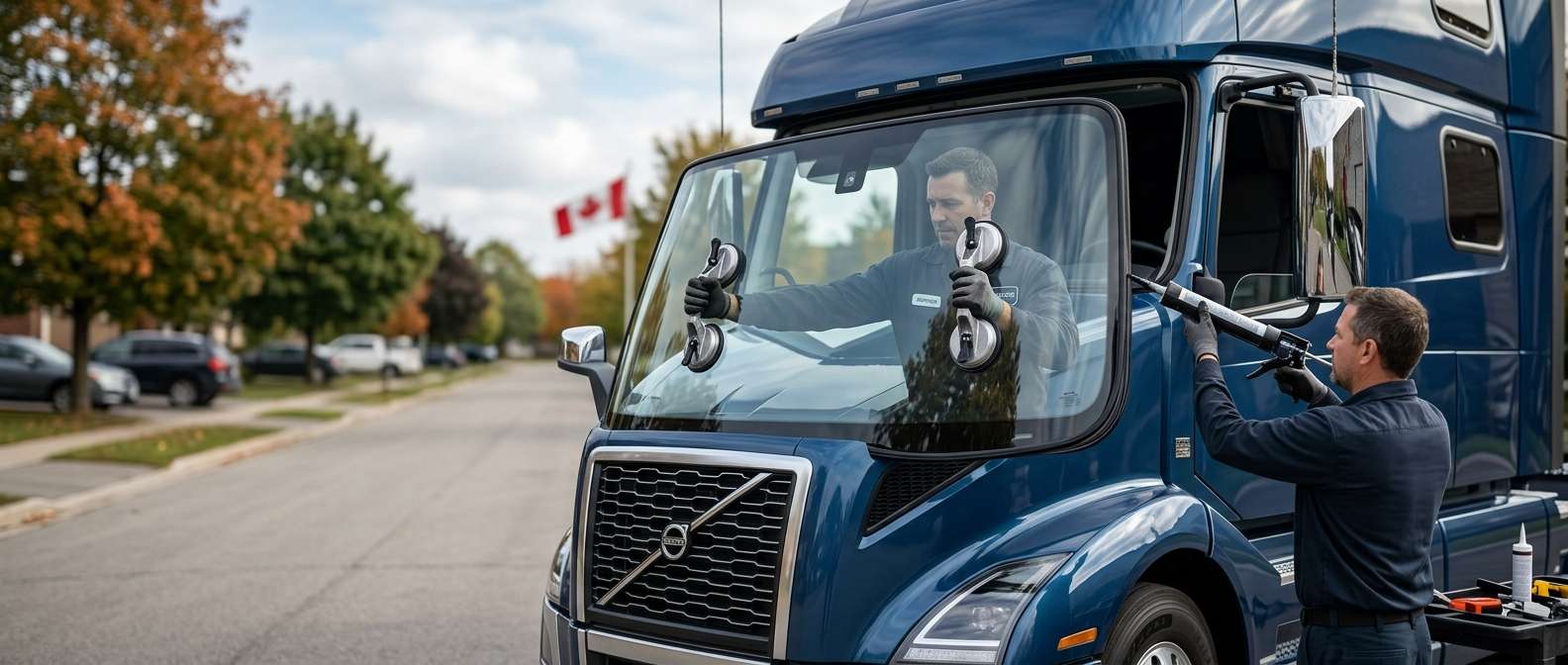 Windshield Replacement for Volvo Trucks VNL 860 2018-2025 by Alexwindshield