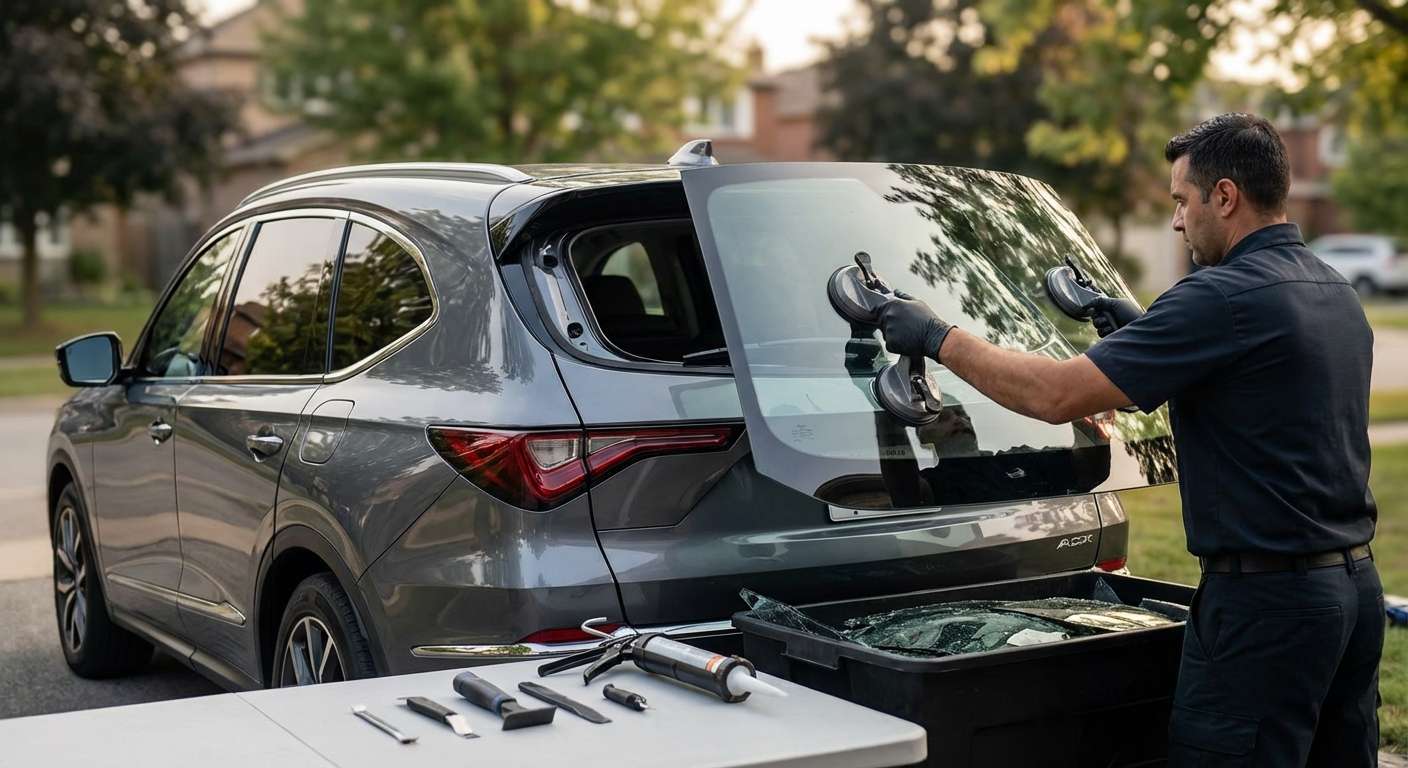 Back Glass Replacement for Acura ADX 2025-2027 by Alexwindshield