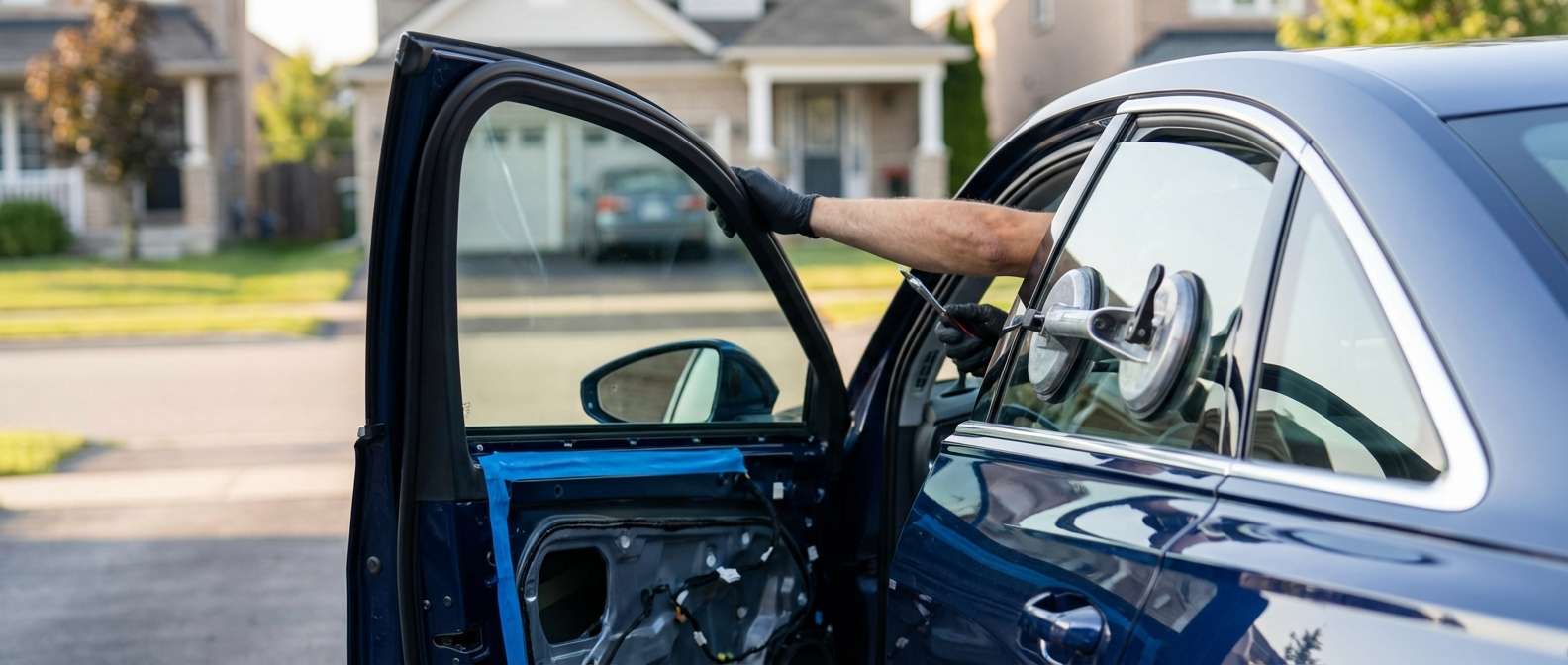 Door Glass Replacement for Audi A6 2019-2027 (C8) by Alexwindshield