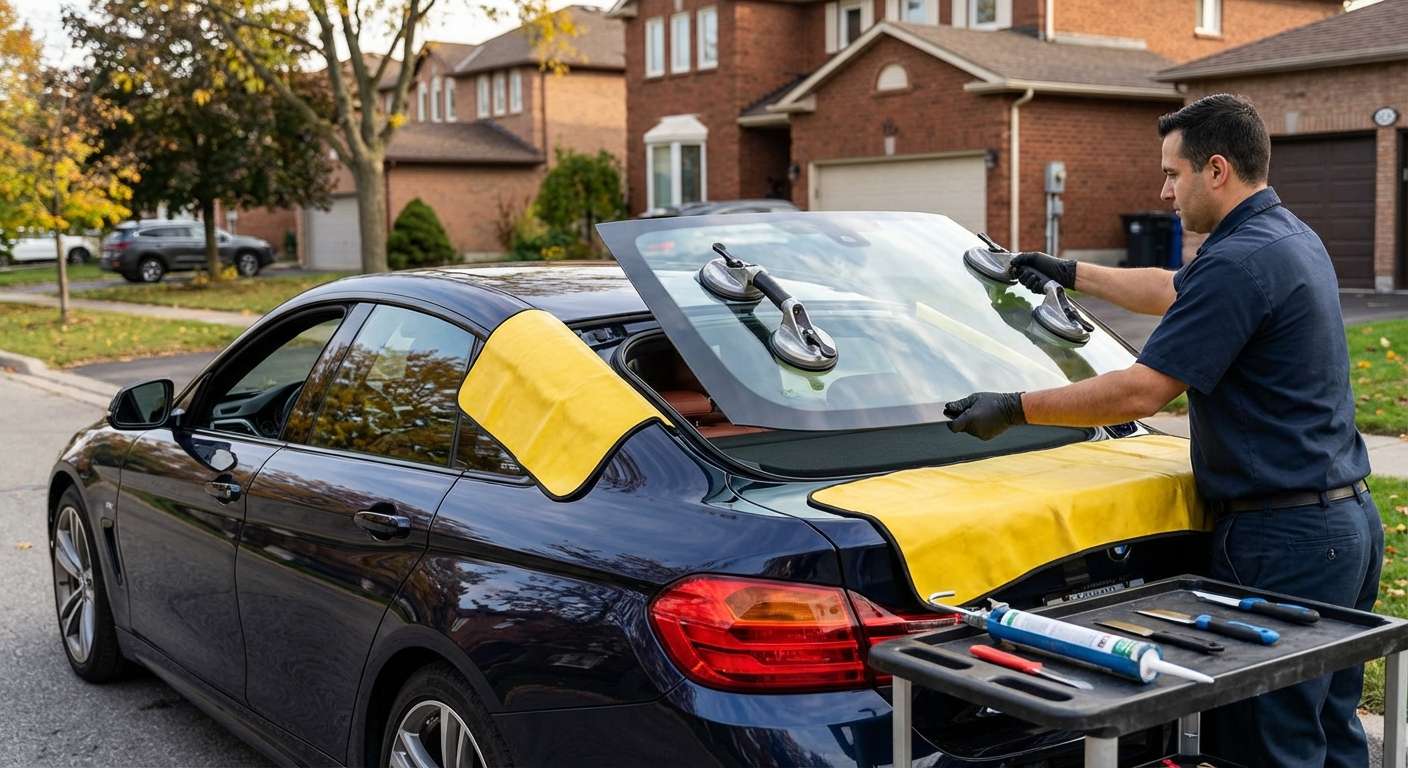 Back Glass Replacement for BMW 4 Series 2014-2020 (F32/F36) by Alexwindshield