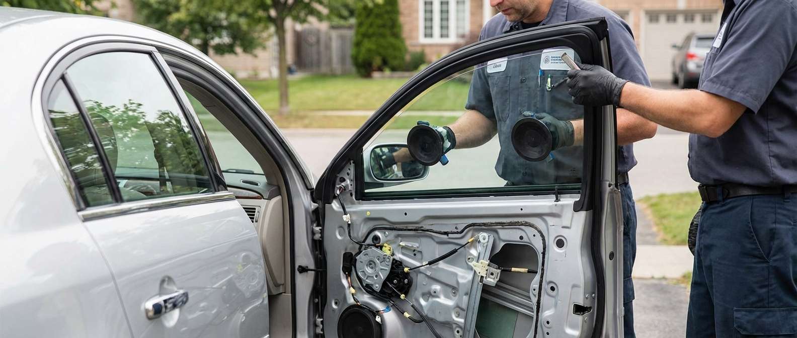 Door Glass Replacement for Buick Lucerne 2006-2011 by Alexwindshield