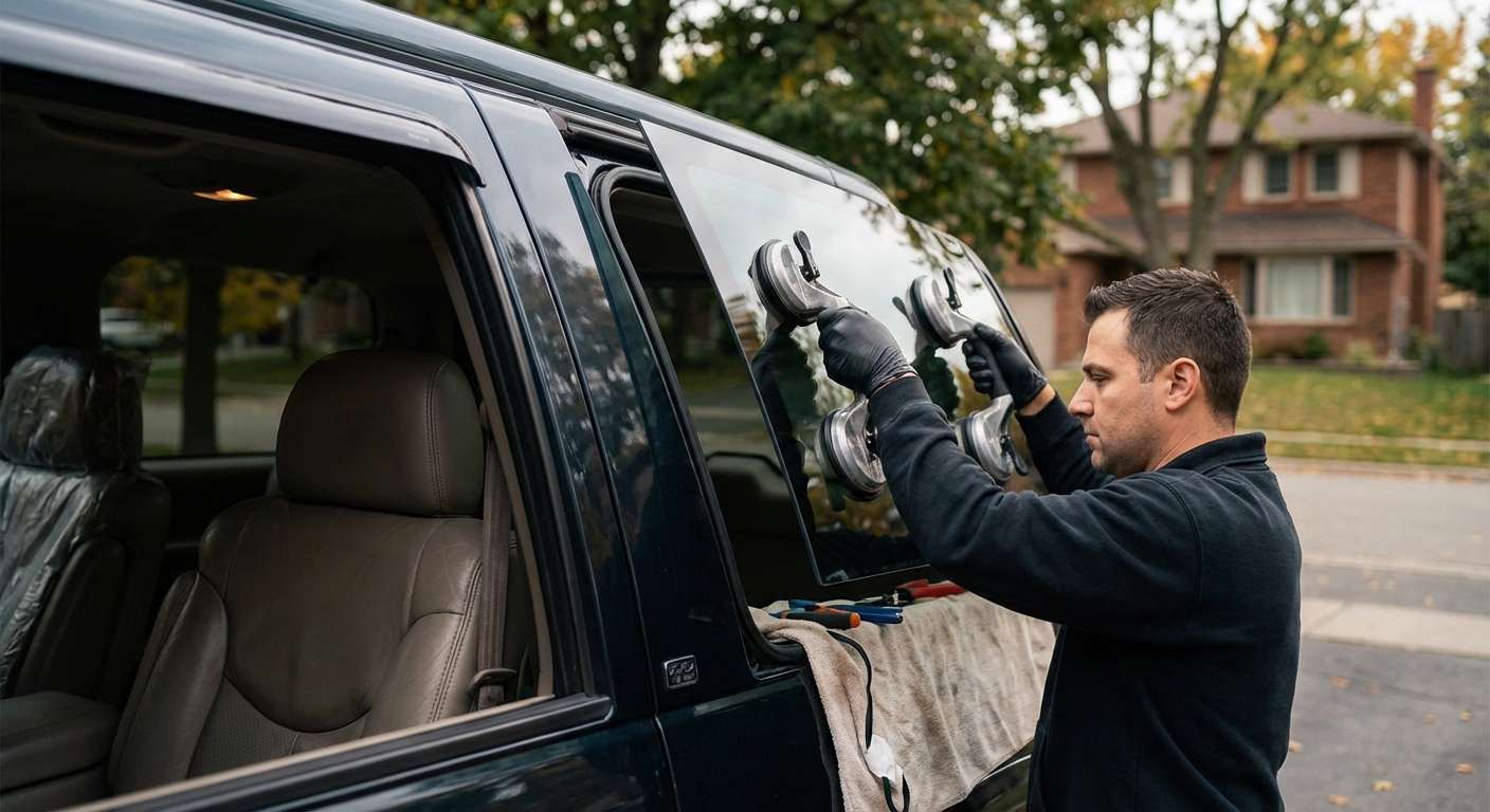 Quarter Glass Replacement for Cadillac Escalade 1999-2001 by Alexwindshield