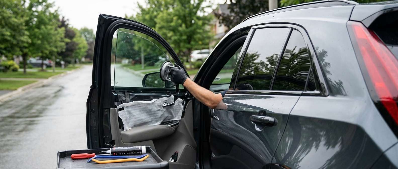 Door Glass Replacement for Cadillac XT4 2019-2027 by Alexwindshield