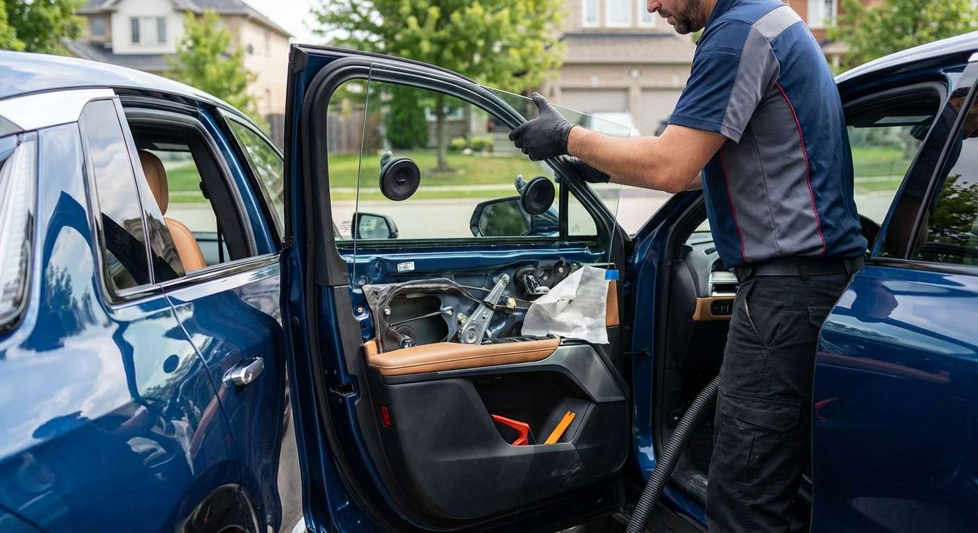 Door Glass Replacement for Cadillac OPTIQ 2025-2027 by Alexwindshield