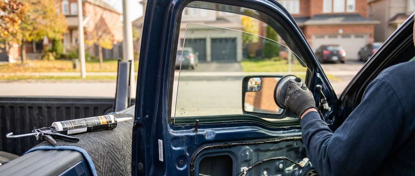 Vent Glass Replacement for Ford F-150 2004-2008 by Alexwindshield