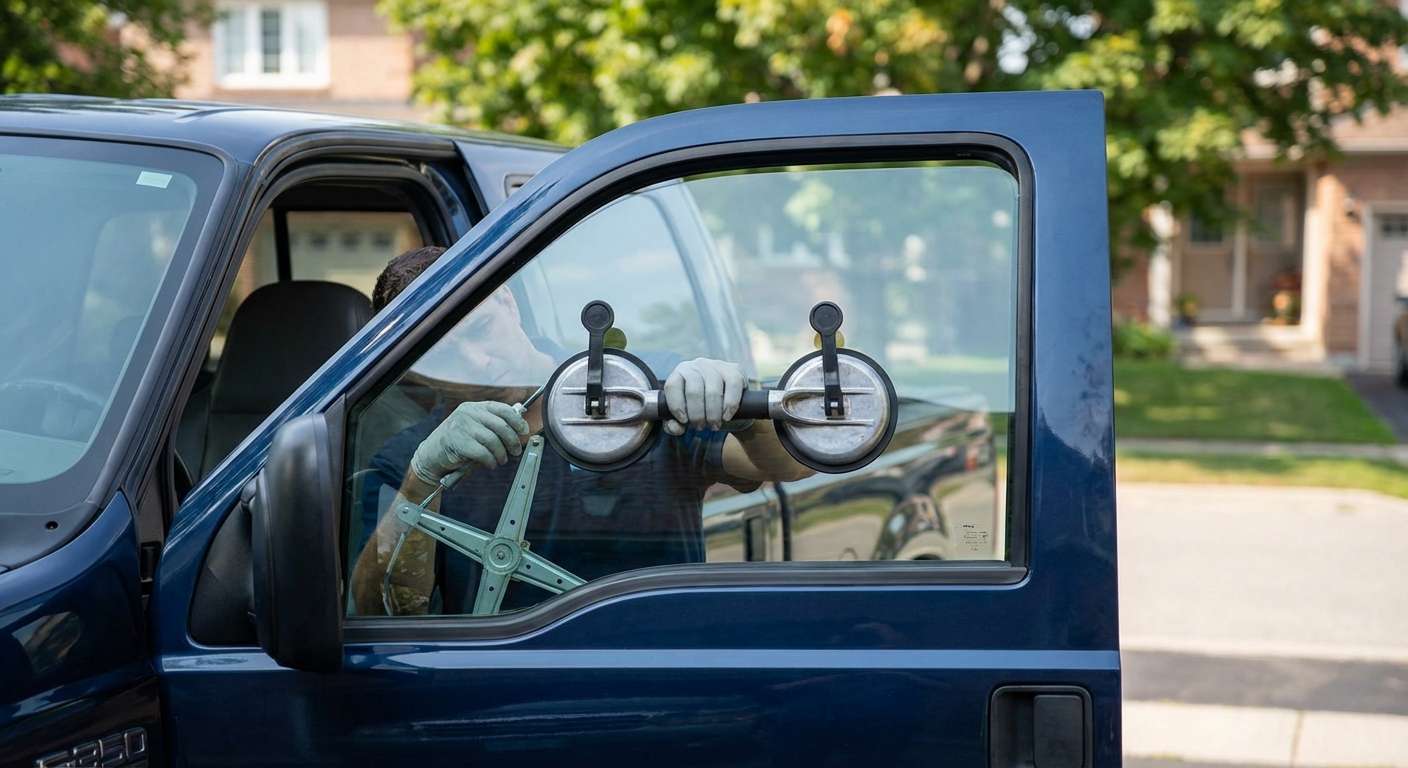 Door Glass Replacement for Ford Super Duty F-250/350 1999-2007 by Alexwindshield