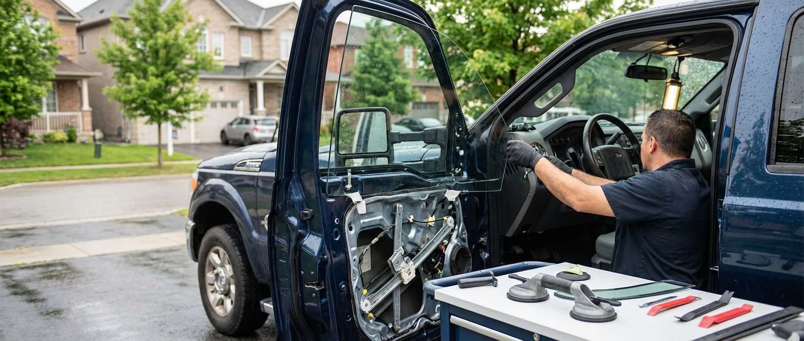 Door Glass Replacement for Ford Super Duty F-250/350 2008-2010 by Alexwindshield