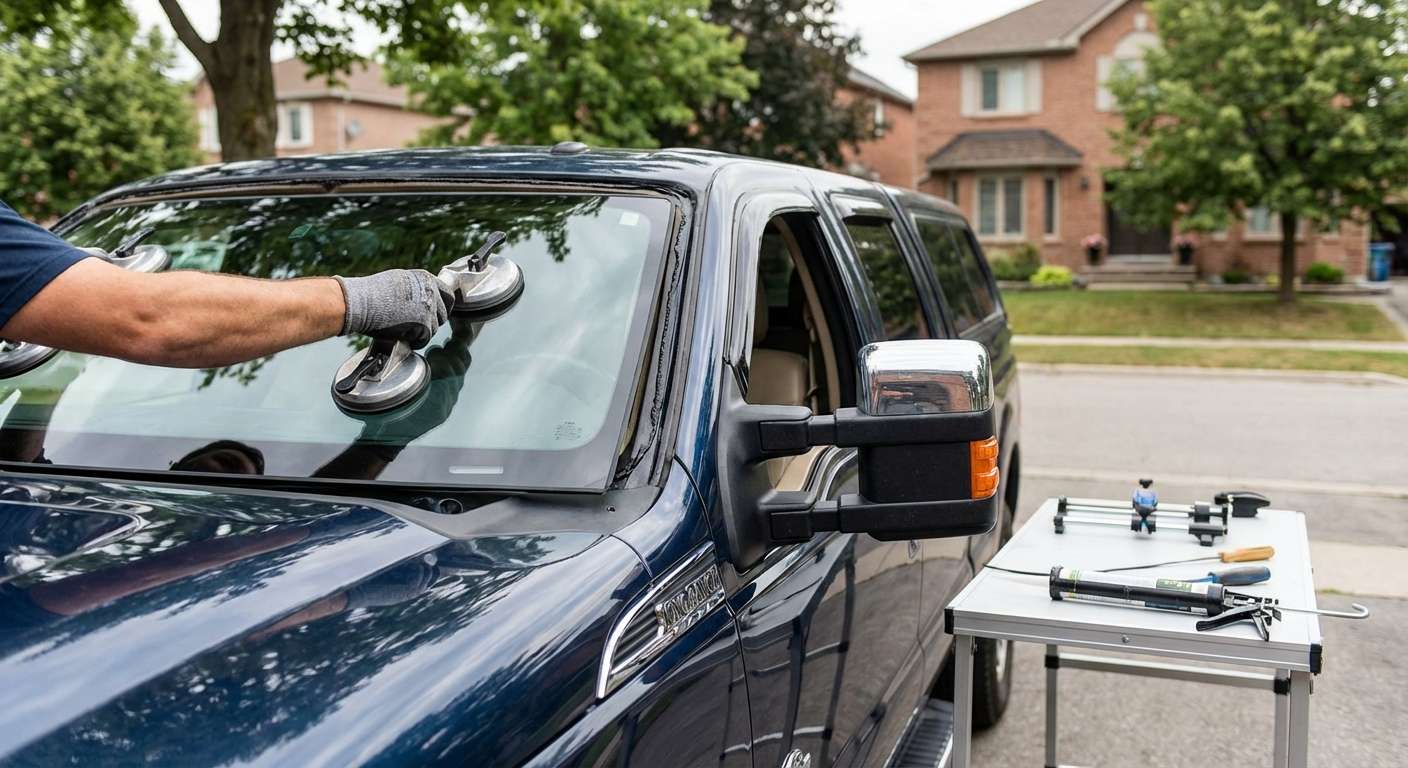 Windshield Replacement for Ford Super Duty F-250/350 2011-2016 by Alexwindshield