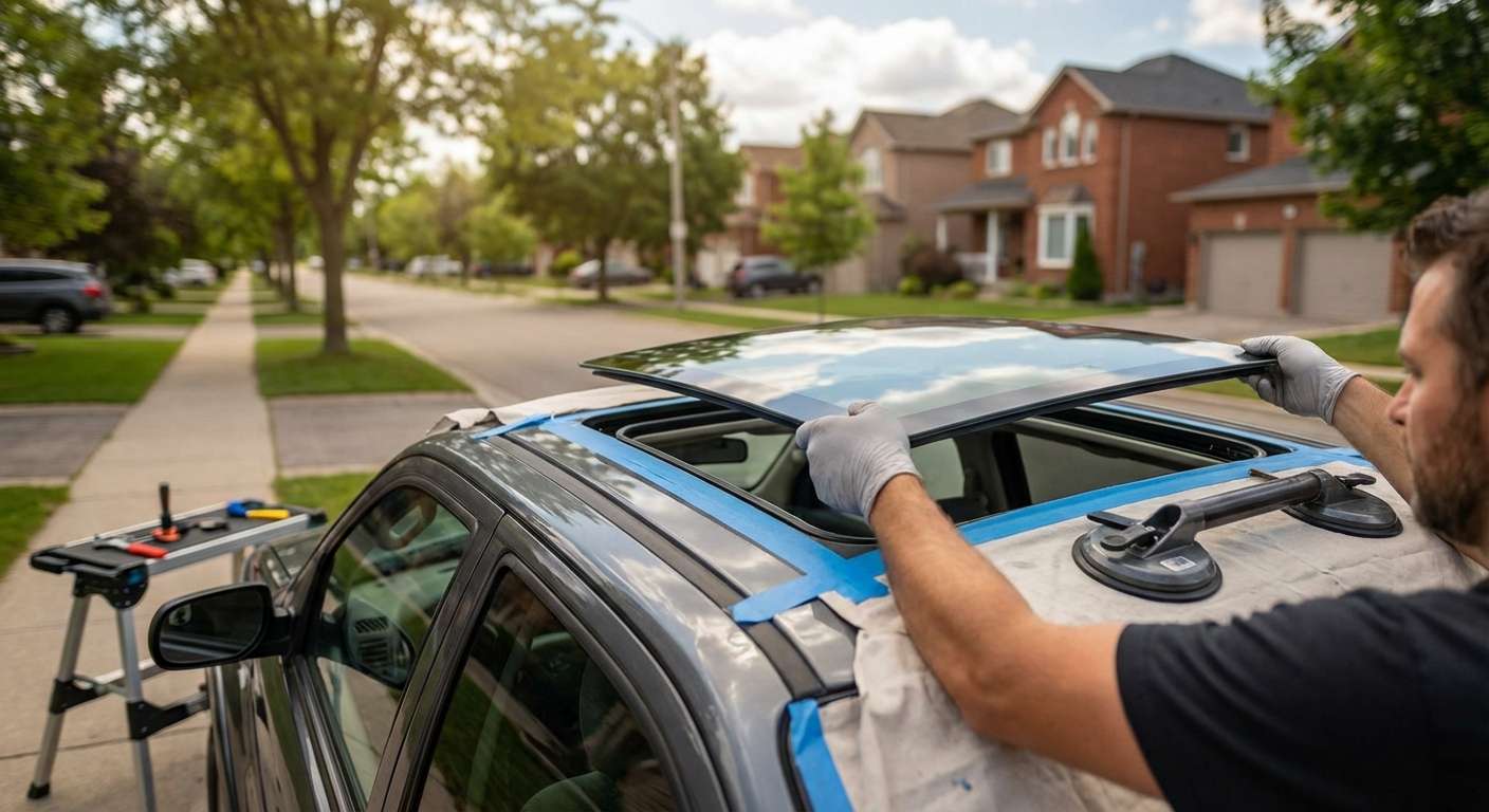 Sunroof Replacement for Ford Escape 2001-2007 by Alexwindshield