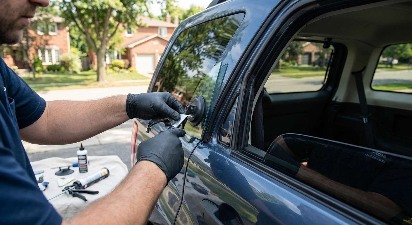 Vent Glass Replacement for Ford Escape 2008-2012 by Alexwindshield